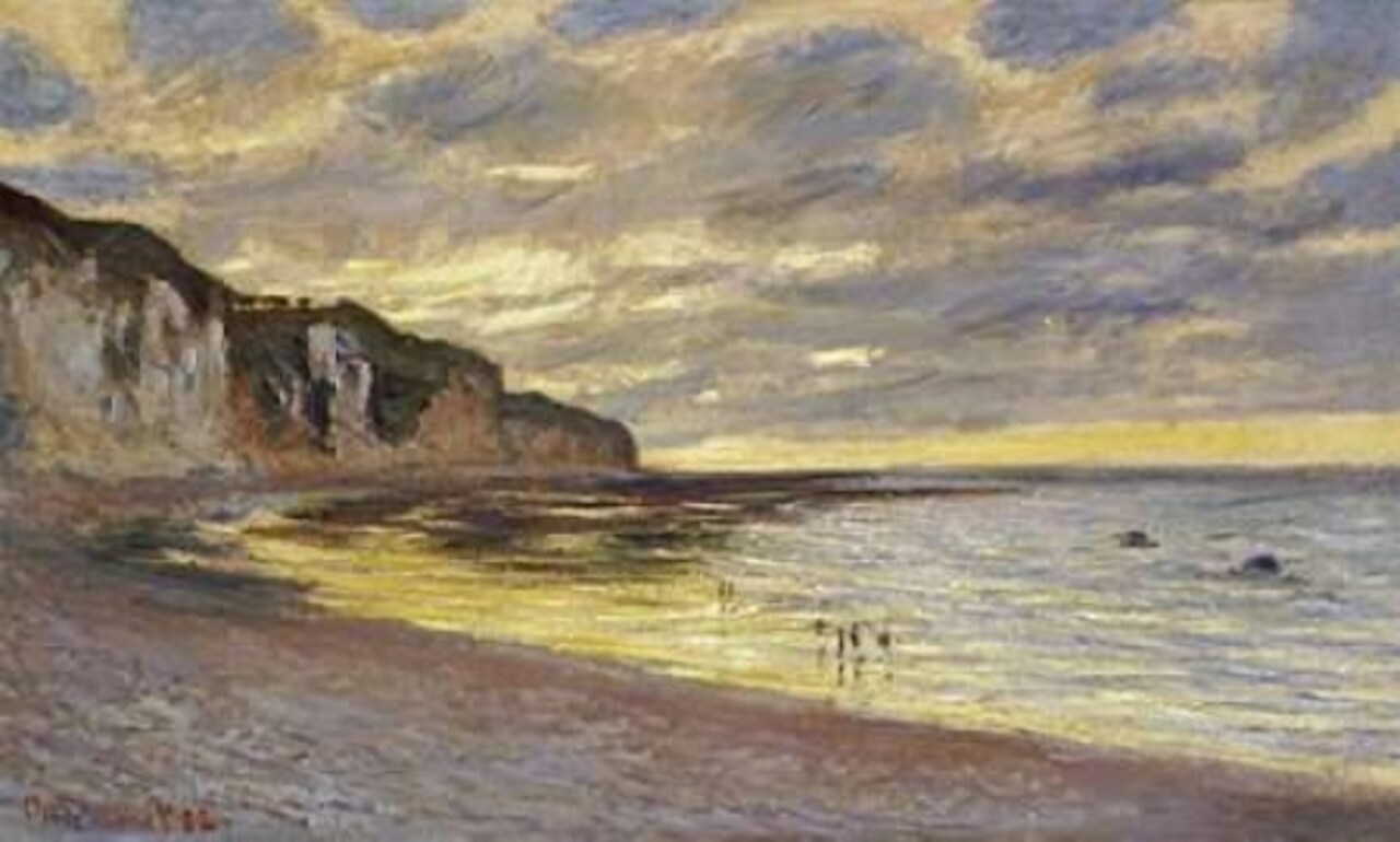 Pointe de Lailly maree basse Poster Print by Claude Monet - Item # VARPDX265182